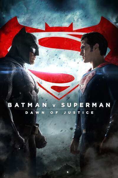 Batman v Superman: Dawn of Justice Hindi Dubbed Movie Poster (2016)