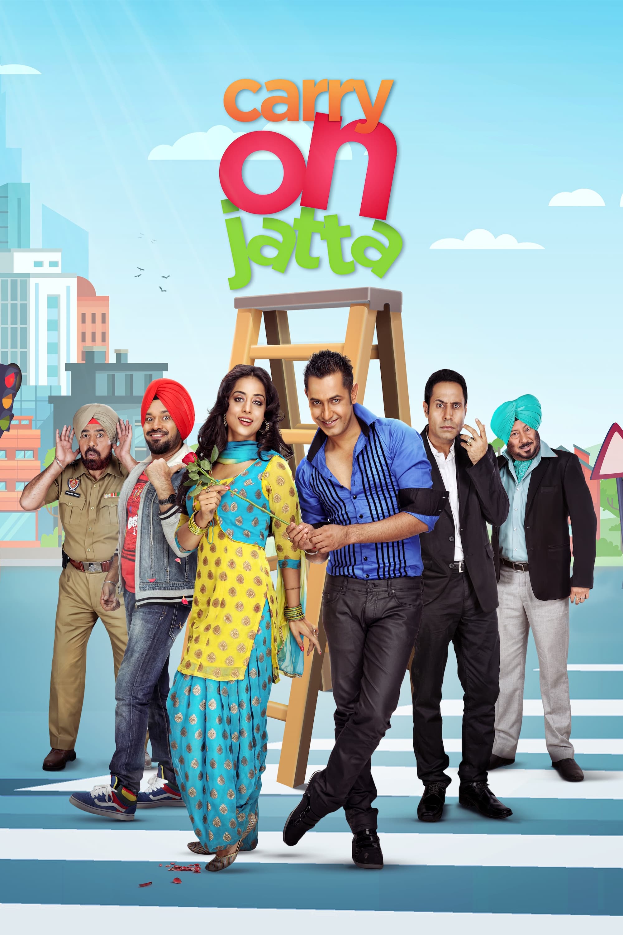 Carry on Jatta Hindi Dubbed Movie Poster (2012)