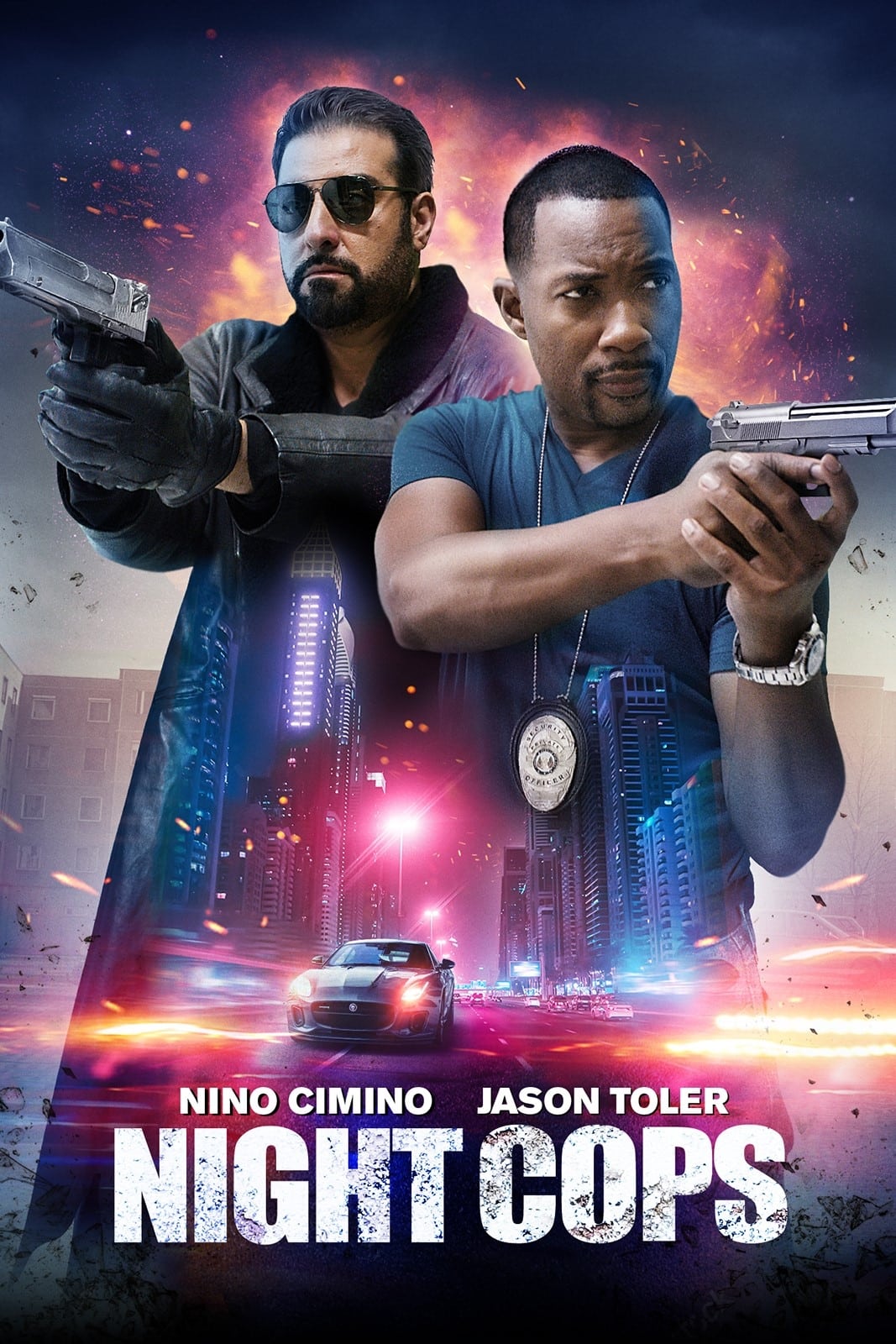 Night Cops Hindi Dubbed Movie Poster (2023)
